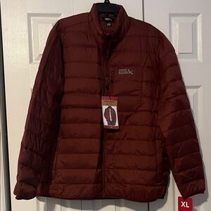 Eddie Bauer Men's Brick Red Puffer Jacket